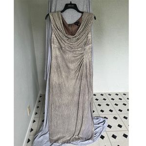 Connected Apparel Metallic Dress Size 16